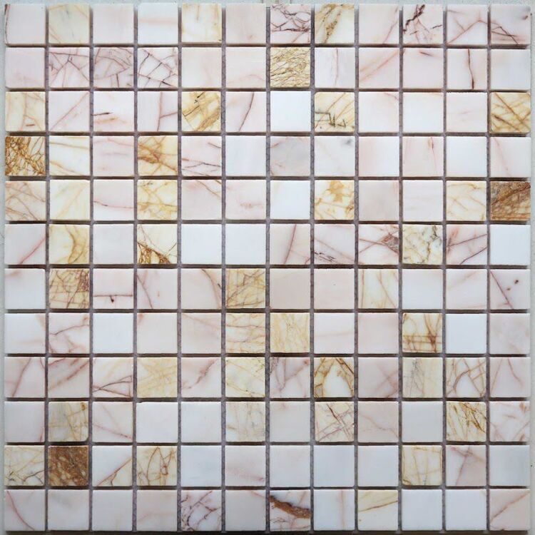 Мозаика Pietrine Ragno rosso 23x23х7 цена по запросу