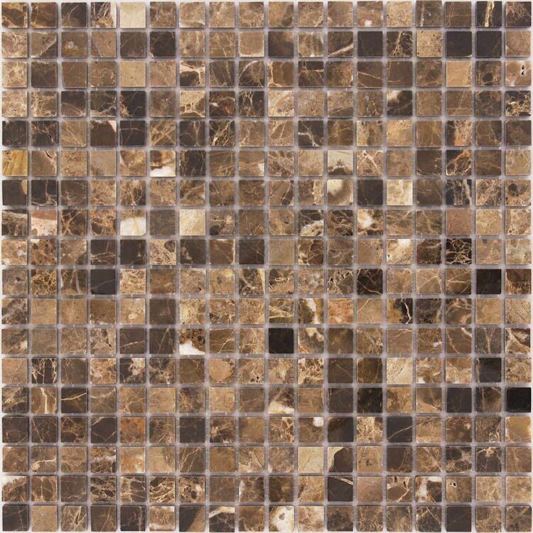 Мозаика Pietrine Emperador Dark 15x15х7 цена по запросу